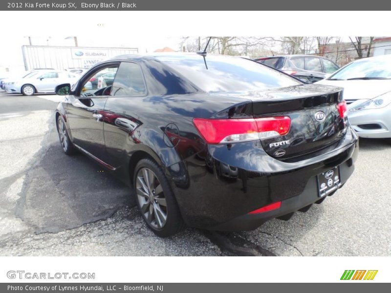 Ebony Black / Black 2012 Kia Forte Koup SX