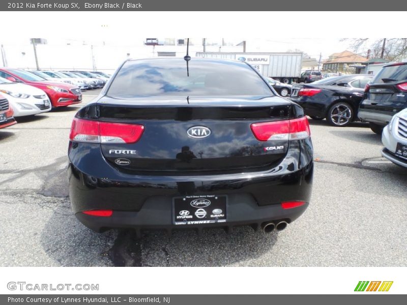 Ebony Black / Black 2012 Kia Forte Koup SX