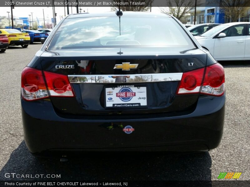 Black Granite Metallic / Jet Black/Medium Titanium 2015 Chevrolet Cruze LT