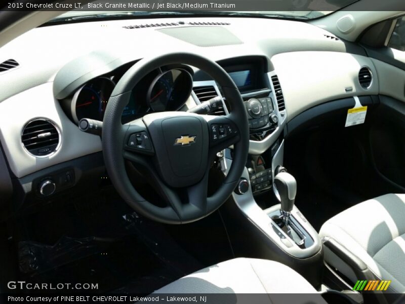 Black Granite Metallic / Jet Black/Medium Titanium 2015 Chevrolet Cruze LT