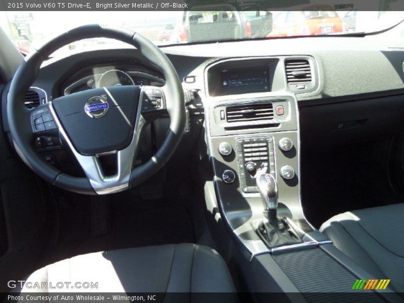 Bright Silver Metallic / Off-Black 2015 Volvo V60 T5 Drive-E