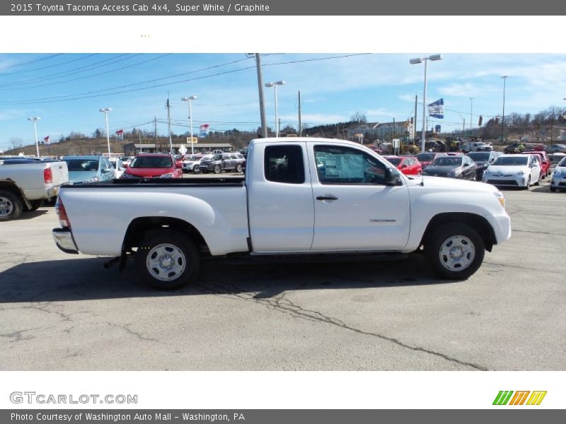 Super White / Graphite 2015 Toyota Tacoma Access Cab 4x4