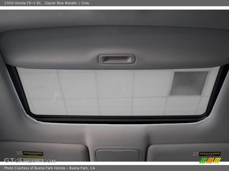 Glacier Blue Metallic / Gray 2009 Honda CR-V EX