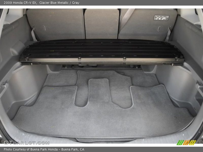 Glacier Blue Metallic / Gray 2009 Honda CR-V EX
