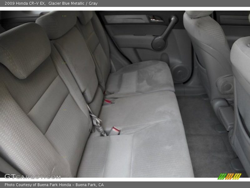Glacier Blue Metallic / Gray 2009 Honda CR-V EX