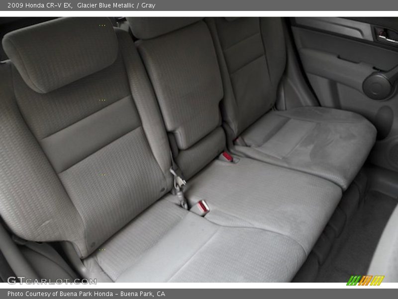 Glacier Blue Metallic / Gray 2009 Honda CR-V EX