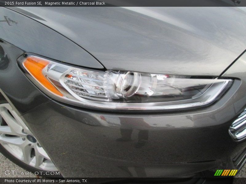 Magnetic Metallic / Charcoal Black 2015 Ford Fusion SE