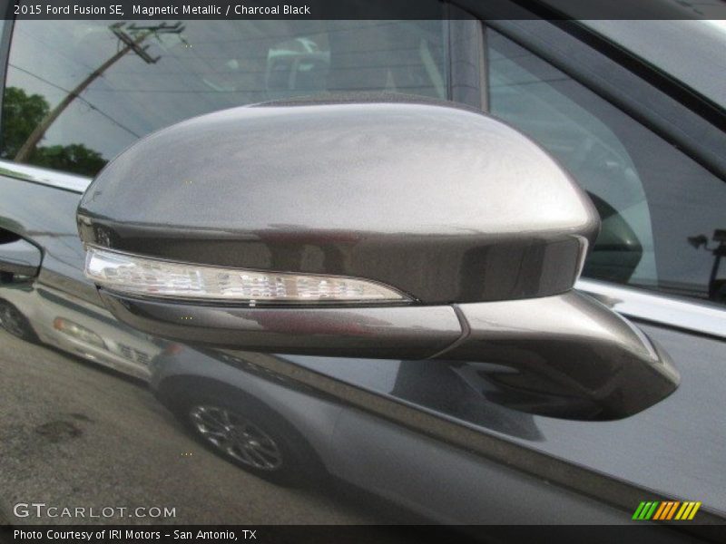 Magnetic Metallic / Charcoal Black 2015 Ford Fusion SE