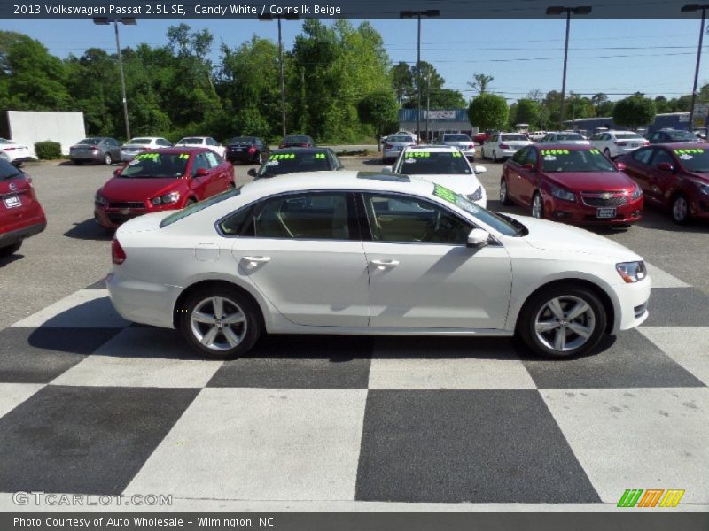 Candy White / Cornsilk Beige 2013 Volkswagen Passat 2.5L SE
