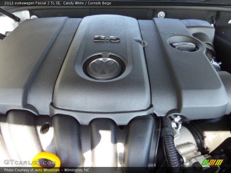 Candy White / Cornsilk Beige 2013 Volkswagen Passat 2.5L SE
