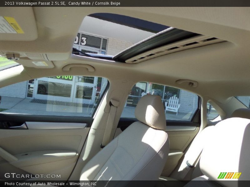 Candy White / Cornsilk Beige 2013 Volkswagen Passat 2.5L SE