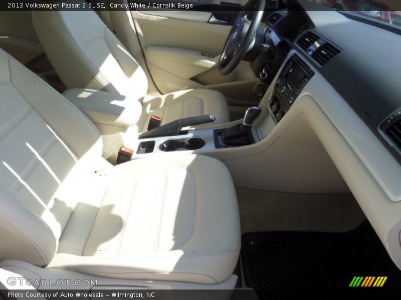 Candy White / Cornsilk Beige 2013 Volkswagen Passat 2.5L SE