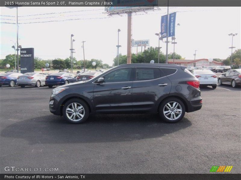 Platinum Graphite / Black 2015 Hyundai Santa Fe Sport 2.0T