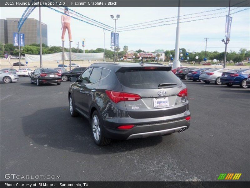 Platinum Graphite / Black 2015 Hyundai Santa Fe Sport 2.0T