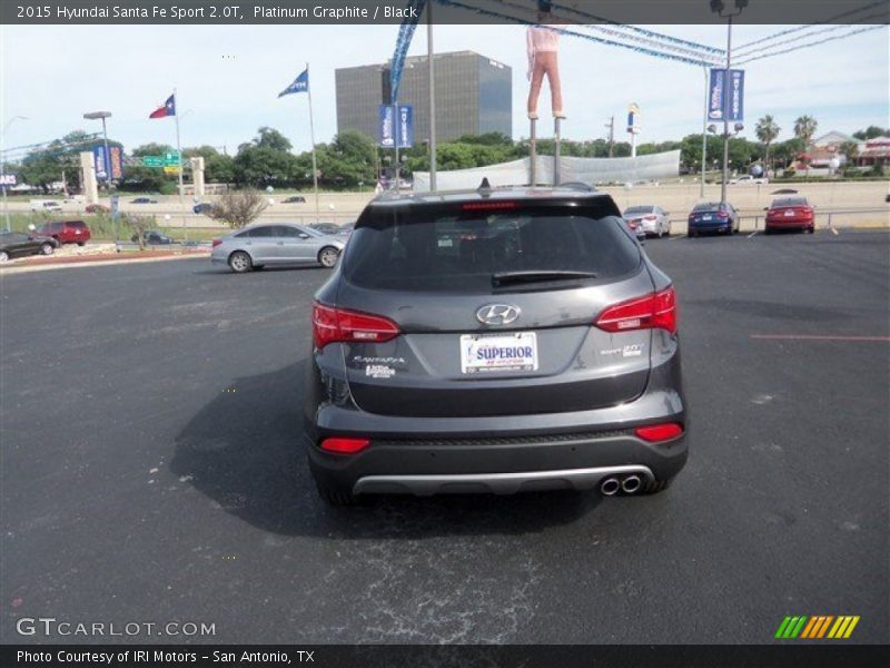 Platinum Graphite / Black 2015 Hyundai Santa Fe Sport 2.0T
