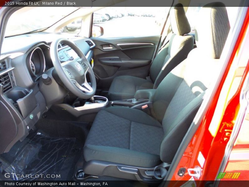 Milano Red / Black 2015 Honda Fit LX