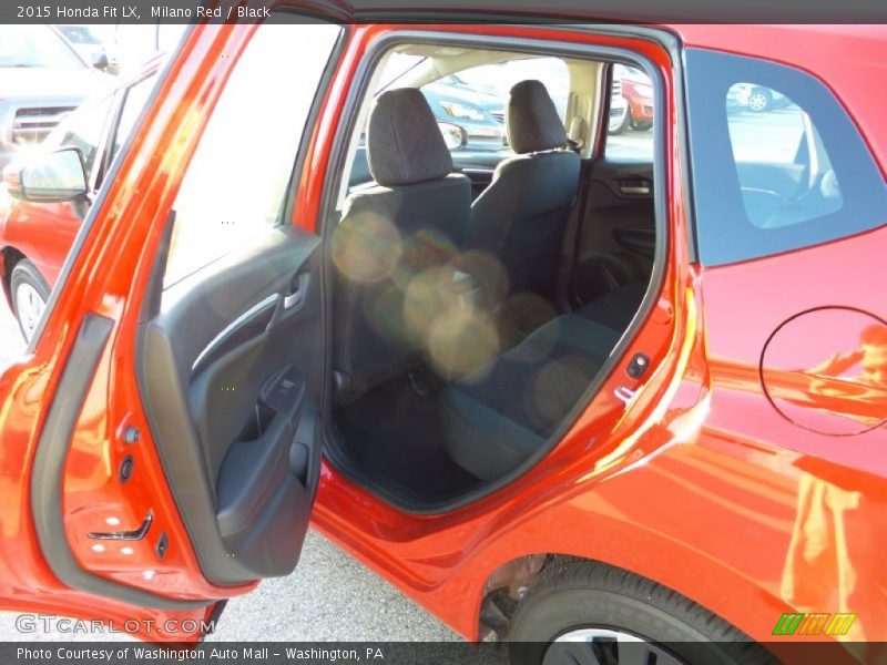 Milano Red / Black 2015 Honda Fit LX