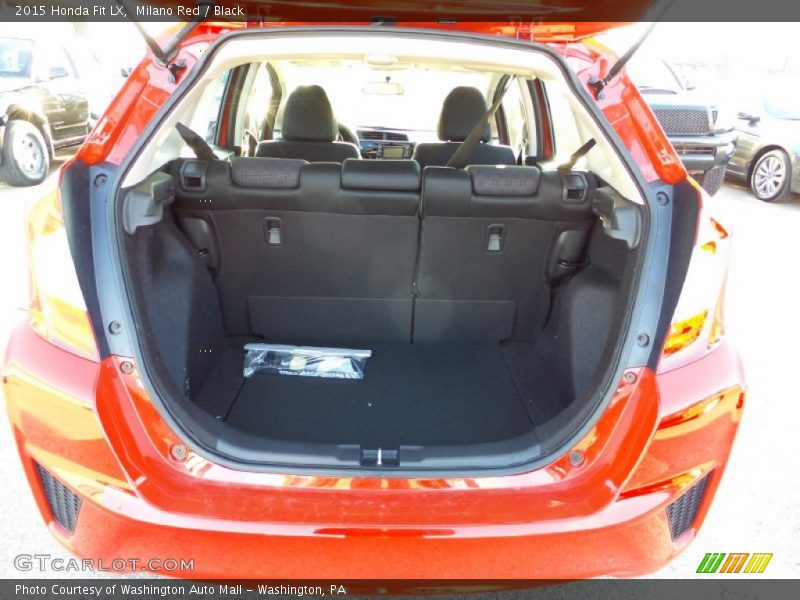 Milano Red / Black 2015 Honda Fit LX