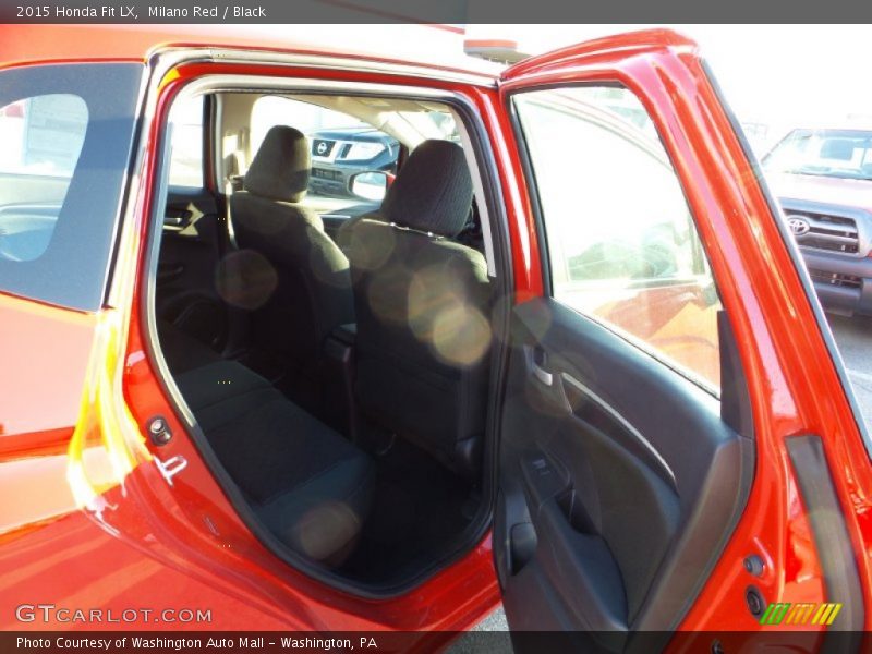 Milano Red / Black 2015 Honda Fit LX