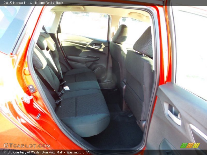 Milano Red / Black 2015 Honda Fit LX