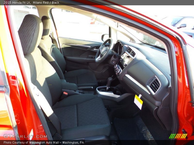 Milano Red / Black 2015 Honda Fit LX