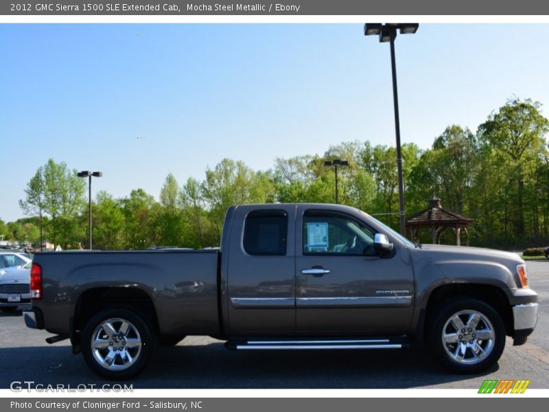 Mocha Steel Metallic / Ebony 2012 GMC Sierra 1500 SLE Extended Cab