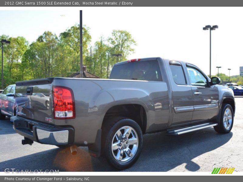 Mocha Steel Metallic / Ebony 2012 GMC Sierra 1500 SLE Extended Cab