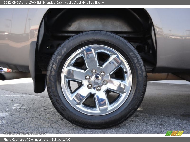 Mocha Steel Metallic / Ebony 2012 GMC Sierra 1500 SLE Extended Cab