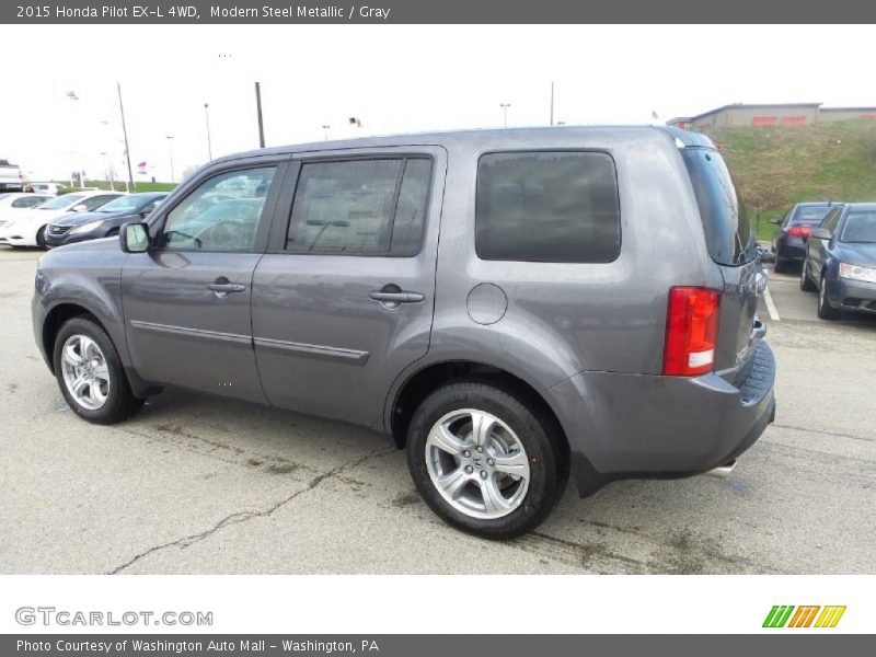 Modern Steel Metallic / Gray 2015 Honda Pilot EX-L 4WD