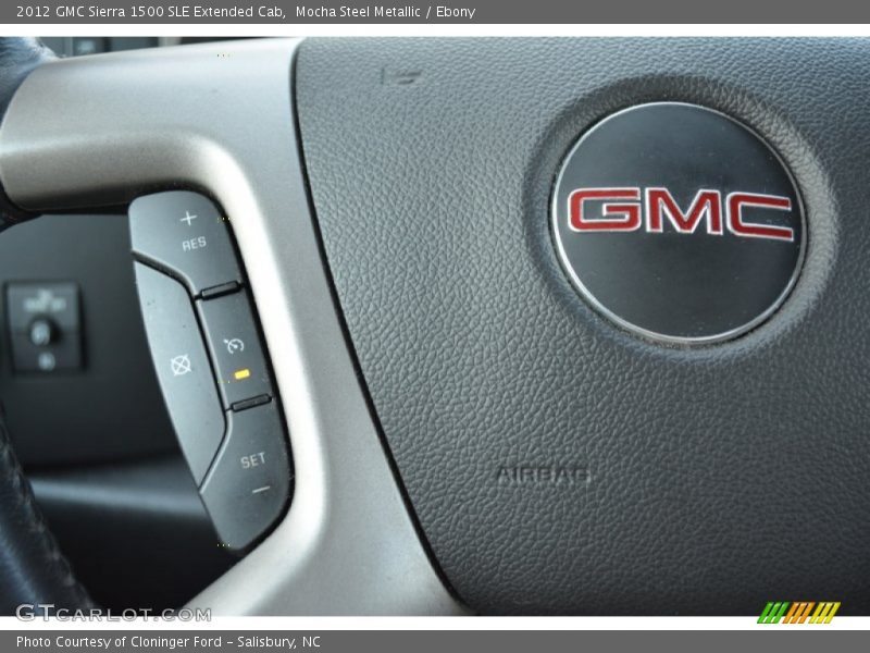 Mocha Steel Metallic / Ebony 2012 GMC Sierra 1500 SLE Extended Cab