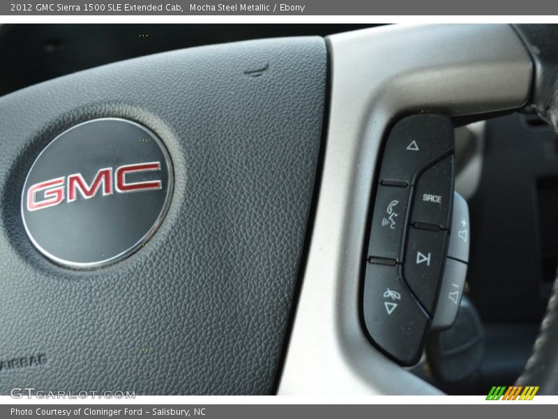 Mocha Steel Metallic / Ebony 2012 GMC Sierra 1500 SLE Extended Cab
