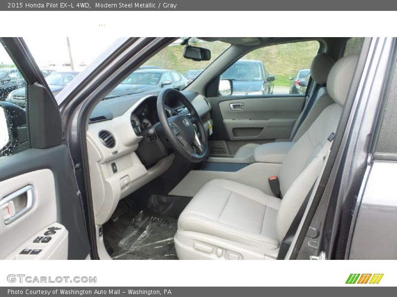 Modern Steel Metallic / Gray 2015 Honda Pilot EX-L 4WD