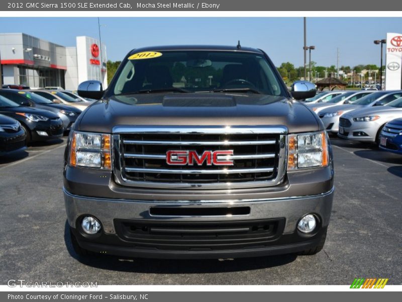 Mocha Steel Metallic / Ebony 2012 GMC Sierra 1500 SLE Extended Cab