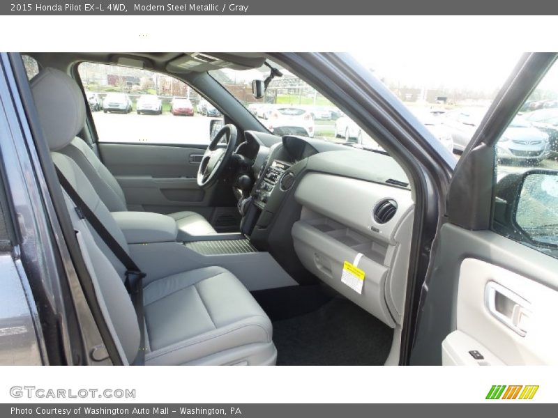 Modern Steel Metallic / Gray 2015 Honda Pilot EX-L 4WD