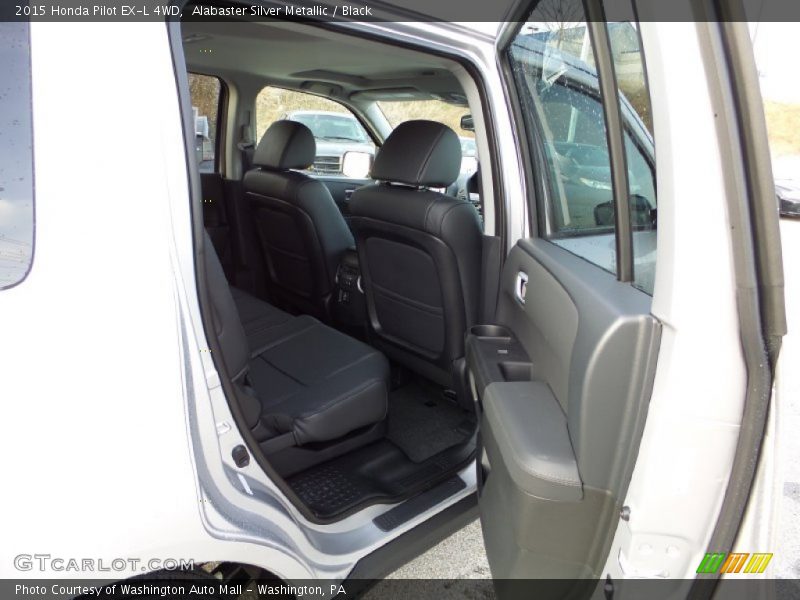 Alabaster Silver Metallic / Black 2015 Honda Pilot EX-L 4WD