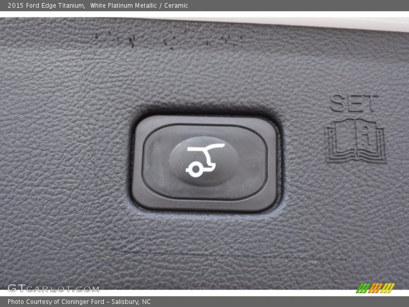 White Platinum Metallic / Ceramic 2015 Ford Edge Titanium