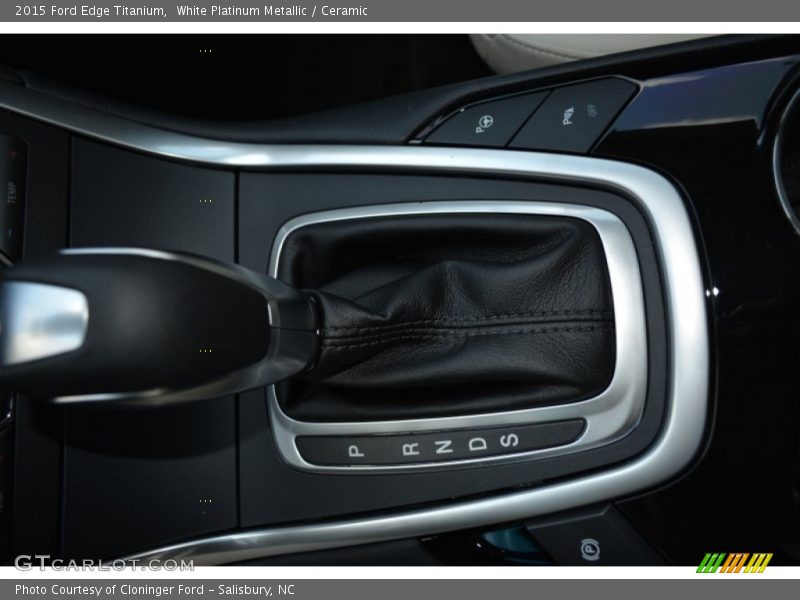 White Platinum Metallic / Ceramic 2015 Ford Edge Titanium