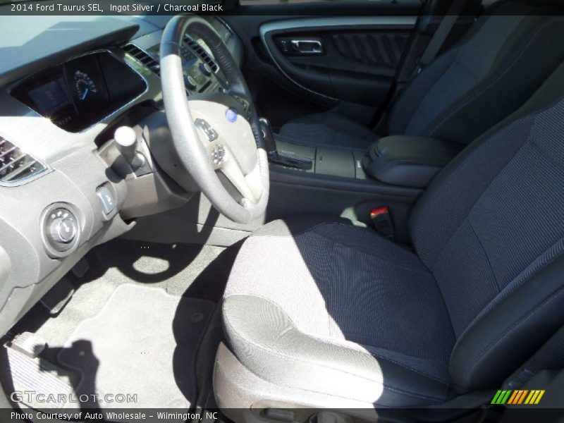 Ingot Silver / Charcoal Black 2014 Ford Taurus SEL
