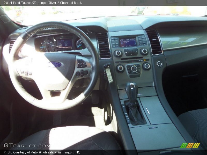 Ingot Silver / Charcoal Black 2014 Ford Taurus SEL