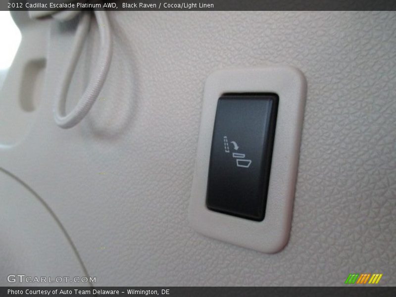 Black Raven / Cocoa/Light Linen 2012 Cadillac Escalade Platinum AWD
