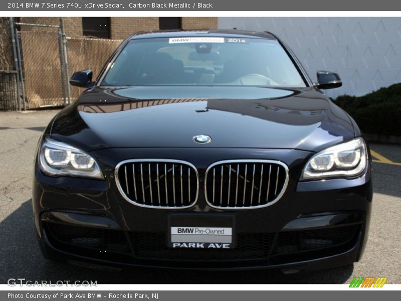 Carbon Black Metallic / Black 2014 BMW 7 Series 740Li xDrive Sedan