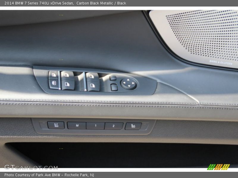 Carbon Black Metallic / Black 2014 BMW 7 Series 740Li xDrive Sedan