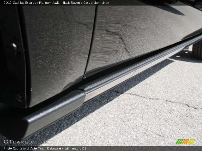 Black Raven / Cocoa/Light Linen 2012 Cadillac Escalade Platinum AWD
