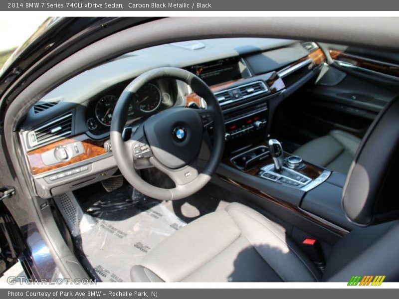 Carbon Black Metallic / Black 2014 BMW 7 Series 740Li xDrive Sedan