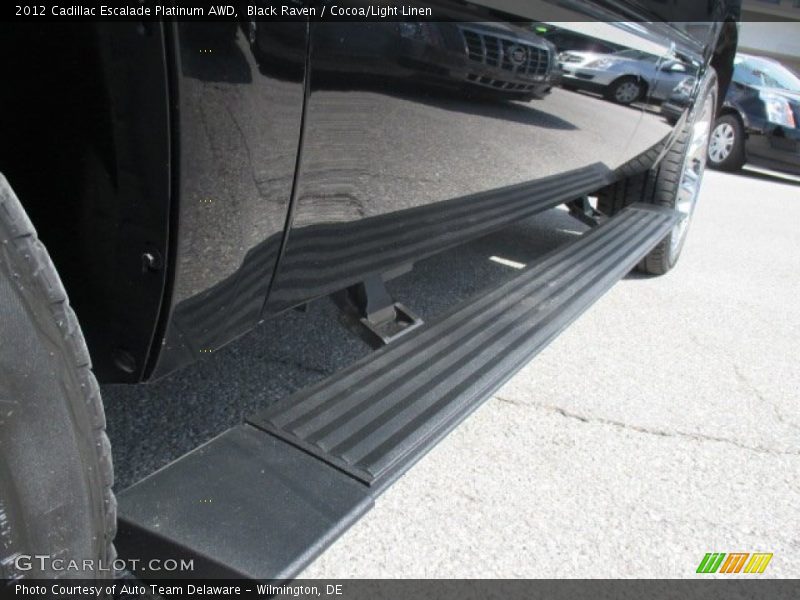 Black Raven / Cocoa/Light Linen 2012 Cadillac Escalade Platinum AWD