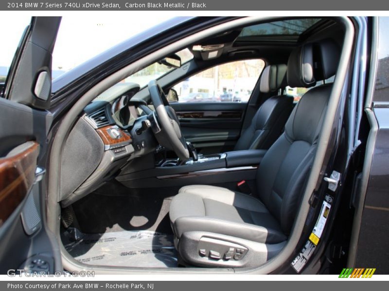 Front Seat of 2014 7 Series 740Li xDrive Sedan