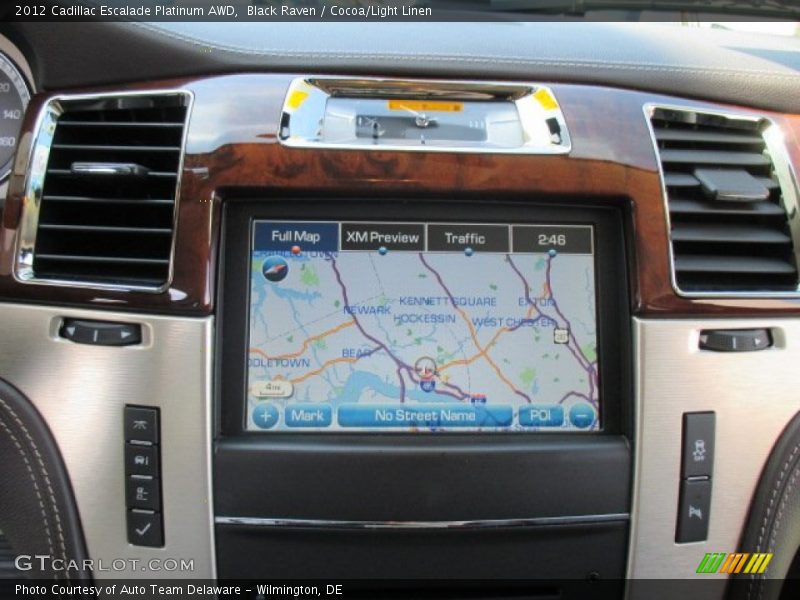 Black Raven / Cocoa/Light Linen 2012 Cadillac Escalade Platinum AWD