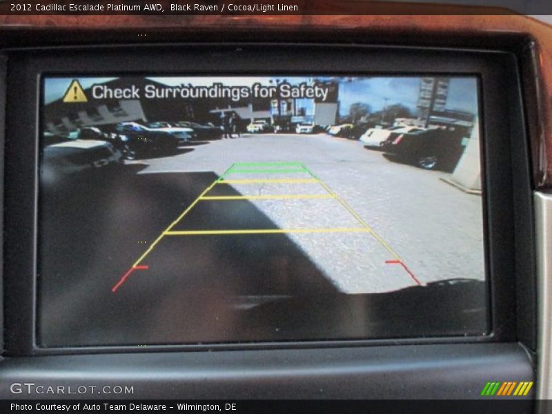 Black Raven / Cocoa/Light Linen 2012 Cadillac Escalade Platinum AWD