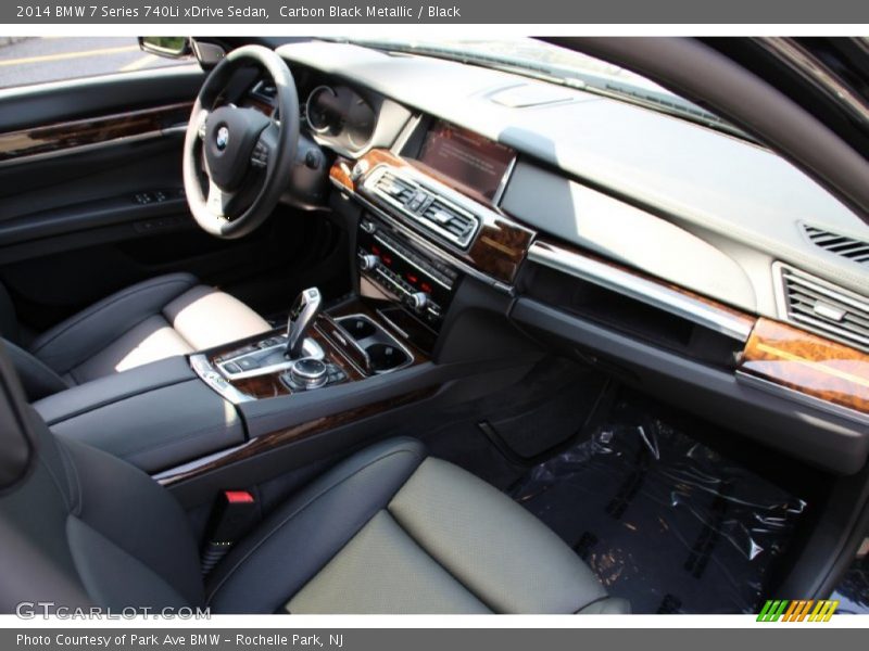 Carbon Black Metallic / Black 2014 BMW 7 Series 740Li xDrive Sedan