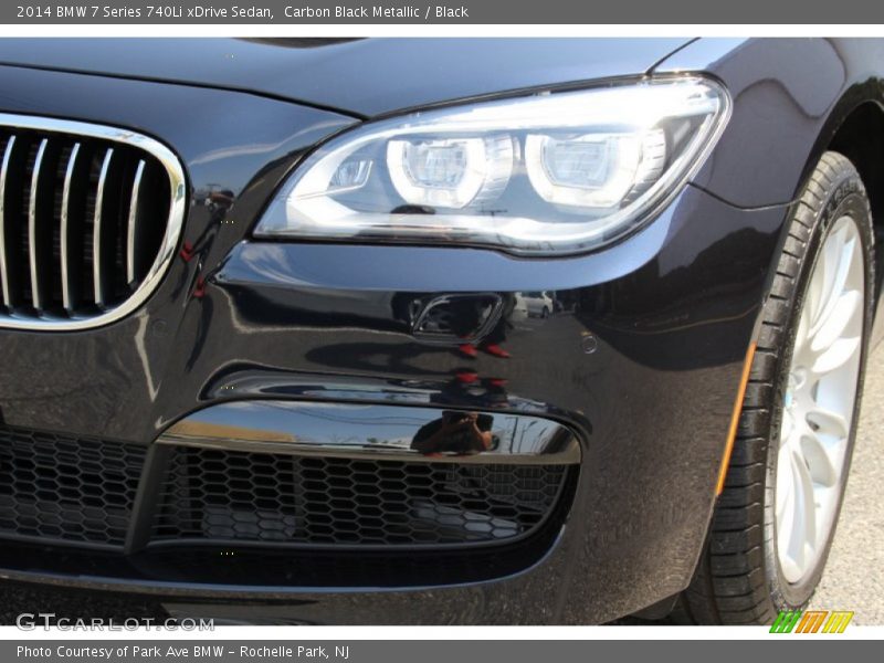 Carbon Black Metallic / Black 2014 BMW 7 Series 740Li xDrive Sedan
